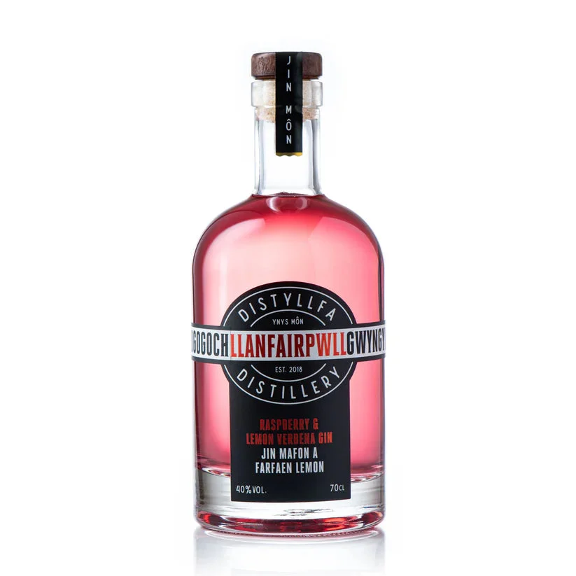 Llanfairpwll Distillery Raspberry & Lemon Verbena Gin | 500ML