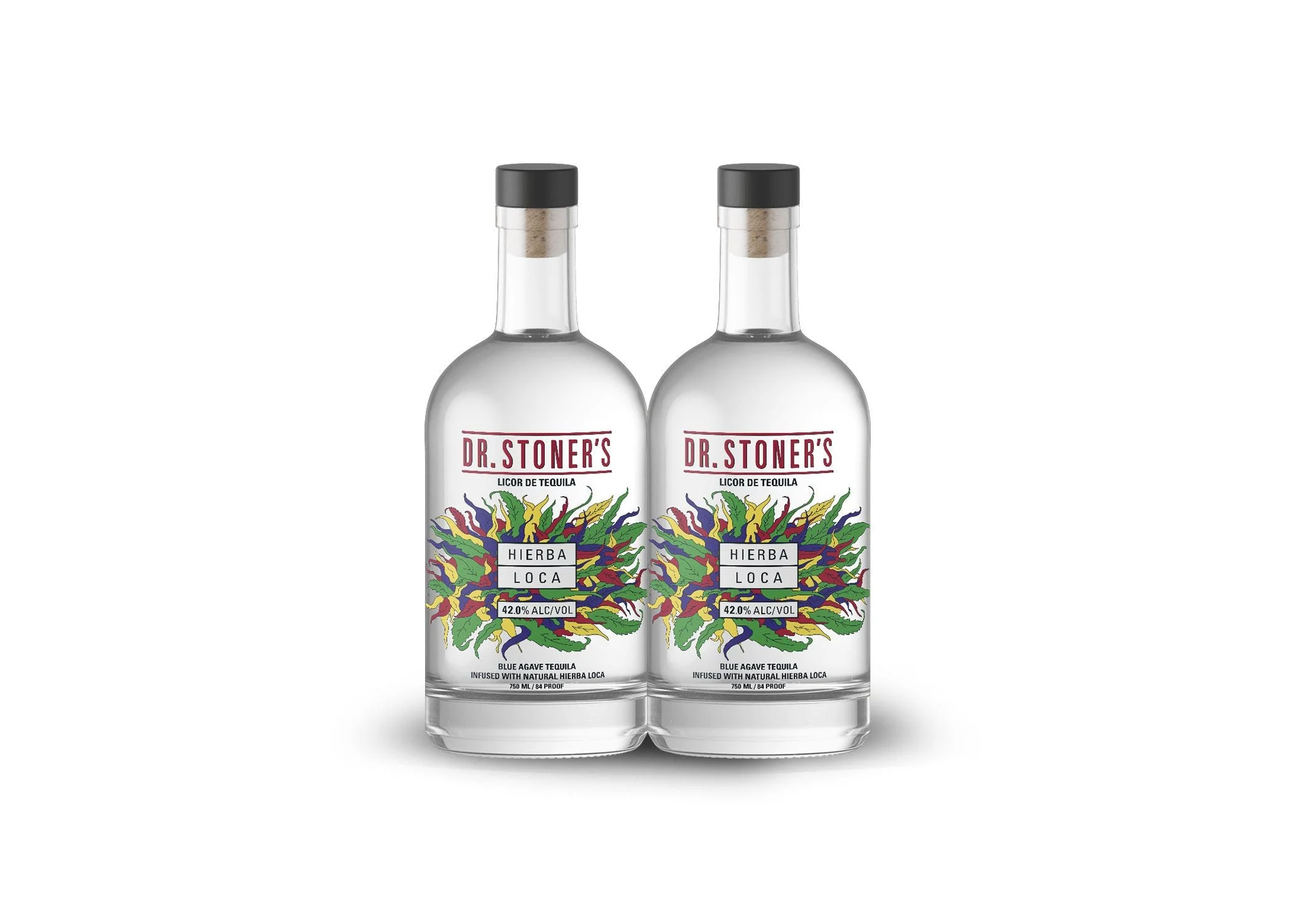 Dr. Stoner's Hierba Loca Tequila (2) Bottle Bundle