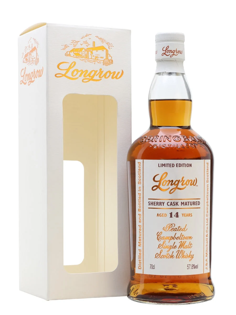 Longrow 14 Year Old Single Malt Scotch Whisky - Whiskey