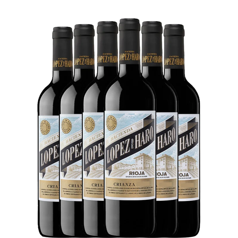 LOPEZ DE HARO Crianza 2022 x6 botellas - Hacienda López de Haro