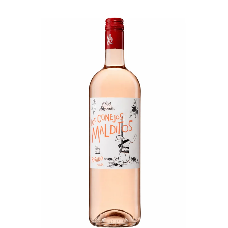 LOS CONEJOS MALDITOS Rosado 2025 - Bodegas Más Que Vinos