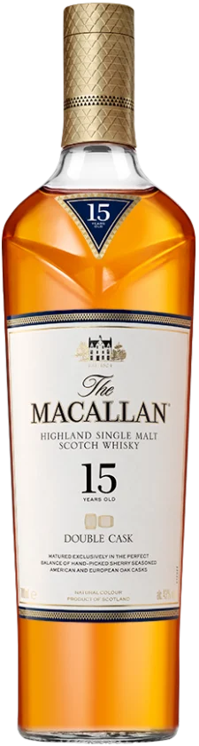 Macallan 15 Year Old Double Cask Speyside Single Malt Scotch Whiskey