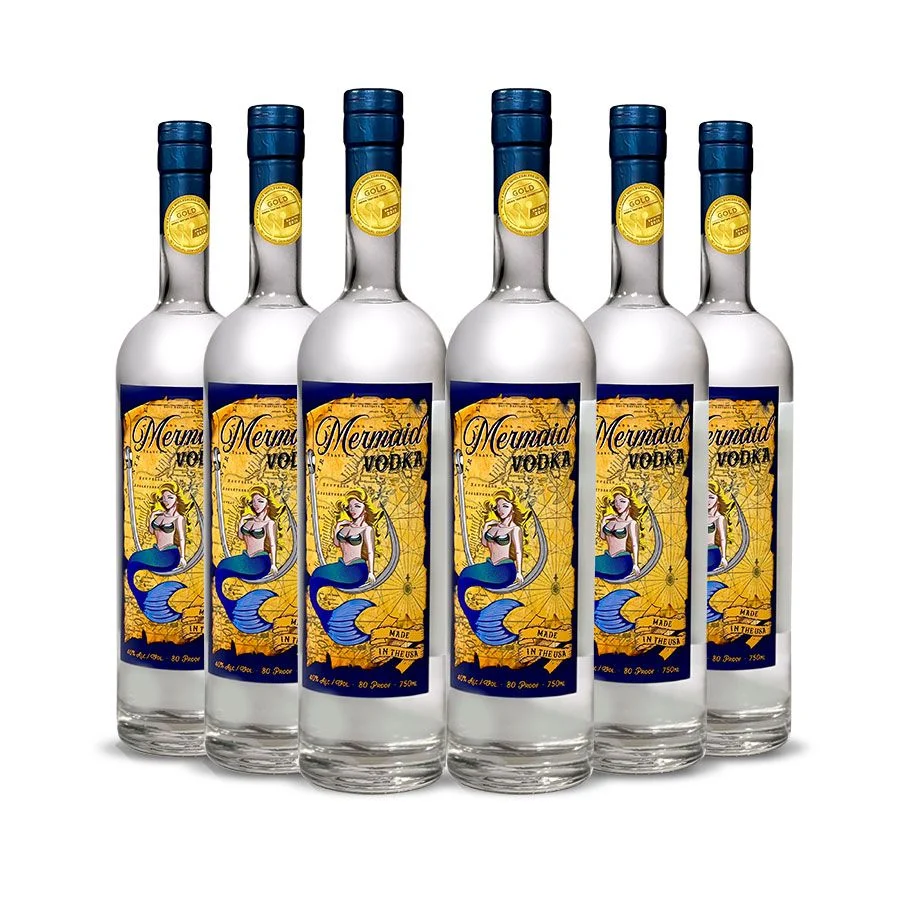 Mermaid Vodka (6) Bottle Bundle