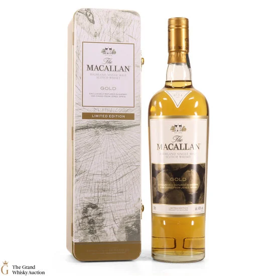 Macallan Gold Gift Box Single Malt Scotch Whisky - Whiskey