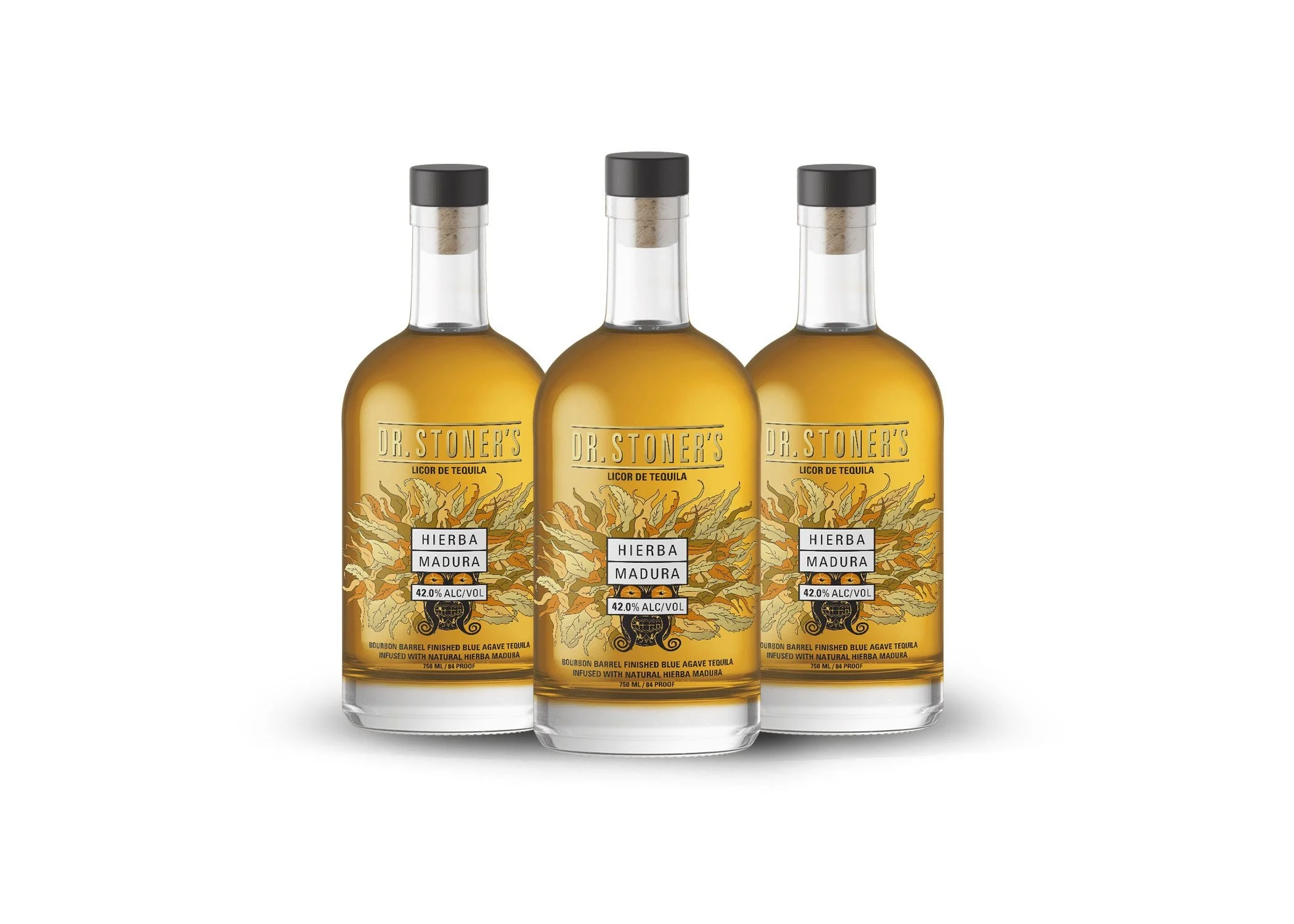 Dr. Stoner's Hierba Madura Tequila (3) Bottle Bundle