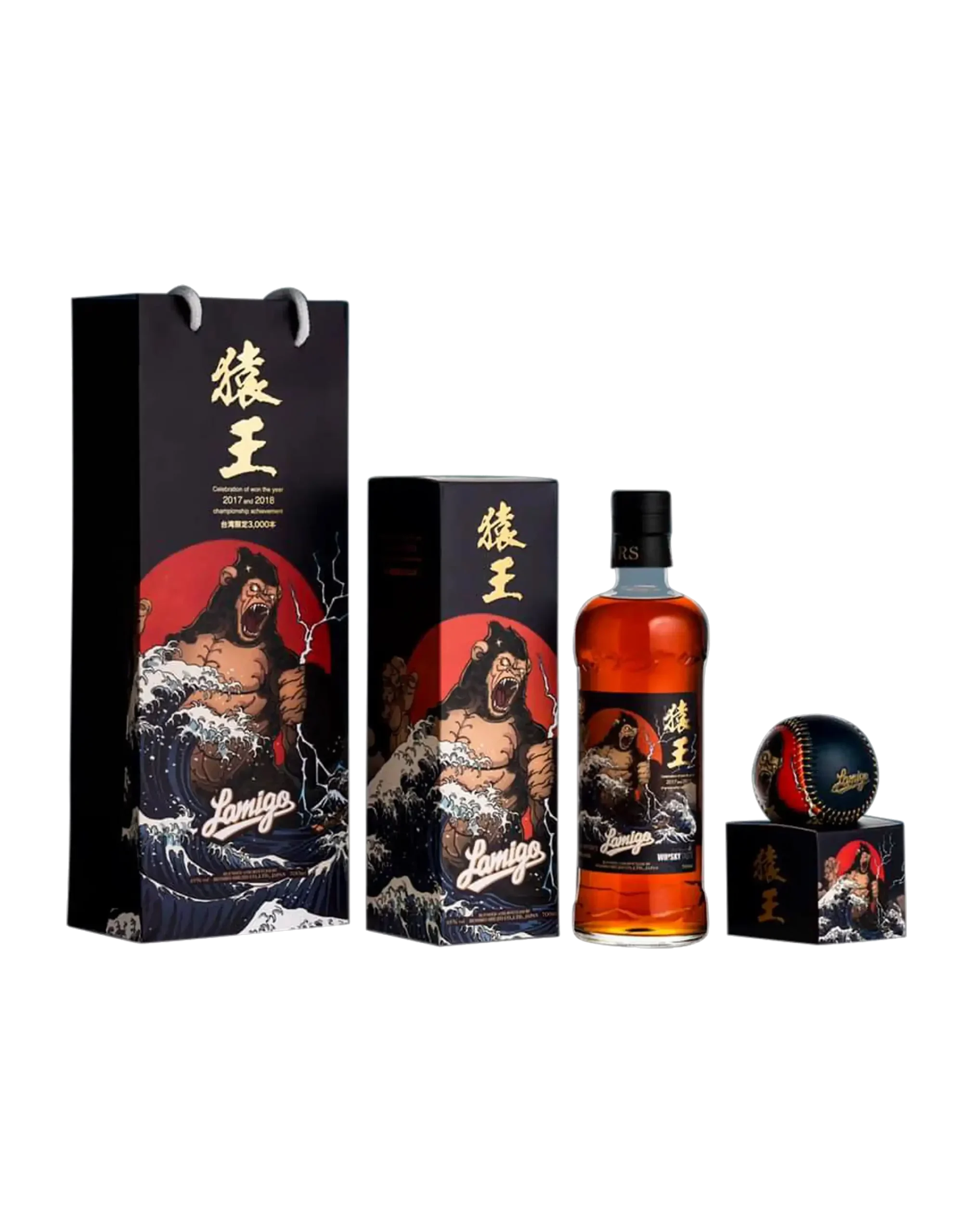 Mars X Lamigo “Monkey King” Japanese Whisky - Whiskey