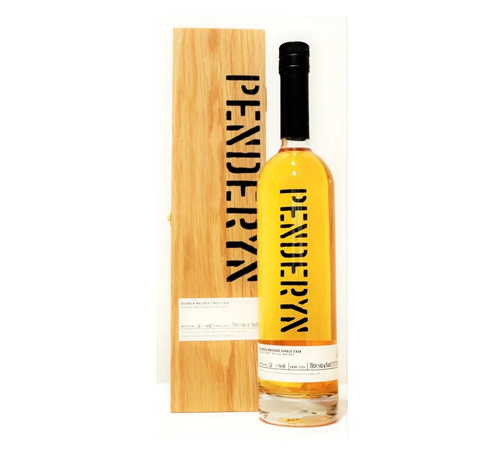 Penderyn Whisky Bourbon Madurado De Un Solo Barril De 15 Años