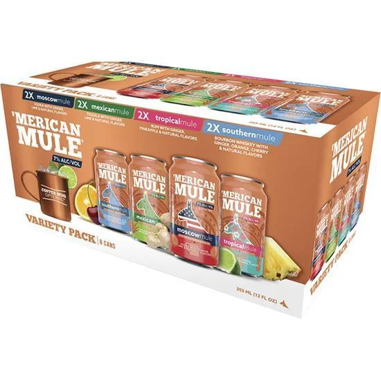 Merican Mule | Variety (8) Pack Cans - Ready To Drink