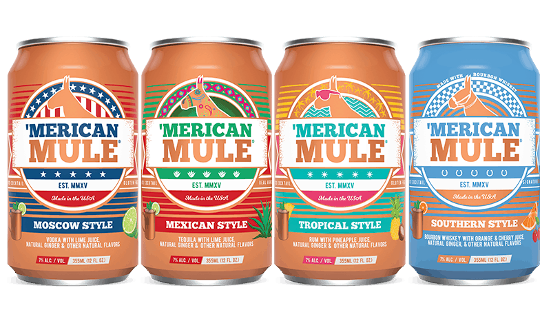 Merican Mule | Variety (16) Pack Cans - Ready To Drink