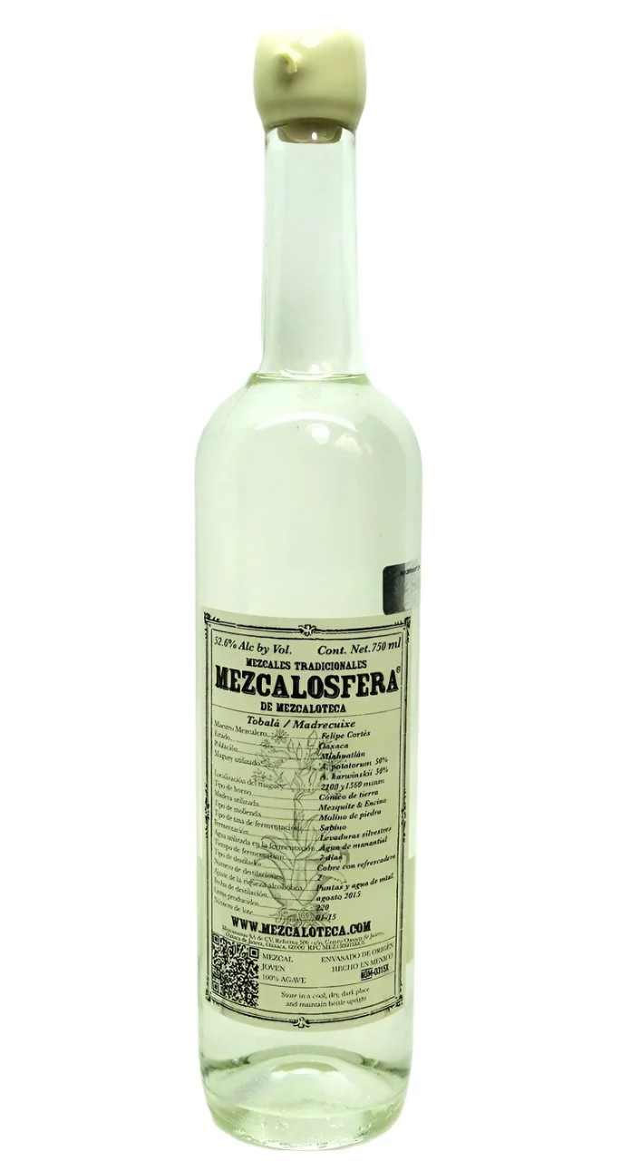 Mezcalosfera de Mezcaloteca Tobala/Madrecuixe Jovan Mezcal