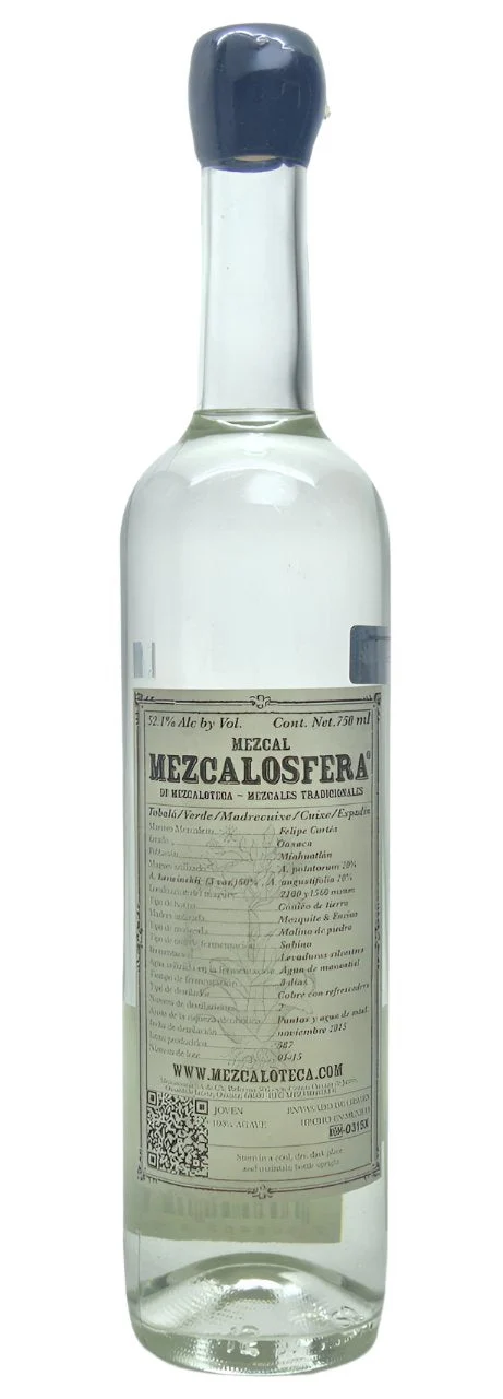Mezcalosfera de Mezcaloteca Tobala/Madrecuixe Mezcal