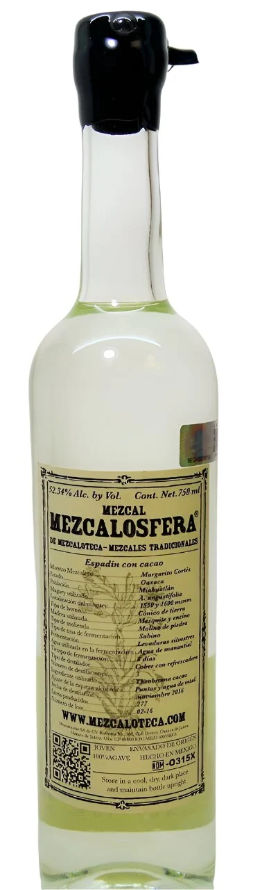 Mezcalosfera Espadin con Cacao – Margarito Cortés Mezcal