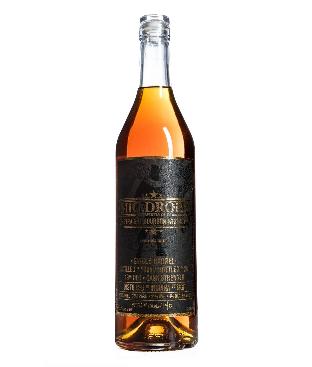 PM Spirits Mic.Drop.2 Single Barrel Whisky Bourbon Cask Strength de 13 años - Whiskey