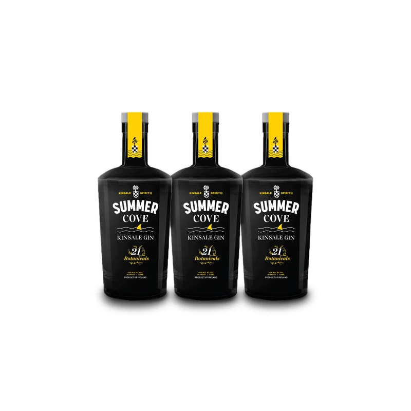 SummerCove 21 Botanicals Kinsale Gin (3) Bottle Bundle