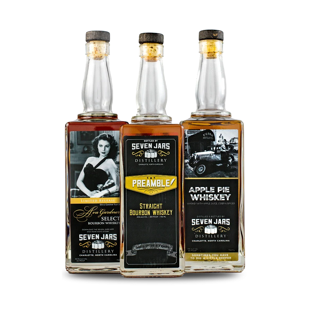 Seven Jars | Ava Gardner #2 Select Bourbon, Preamble Straight Bourbon & Apple Pie Bundle - Whiskey