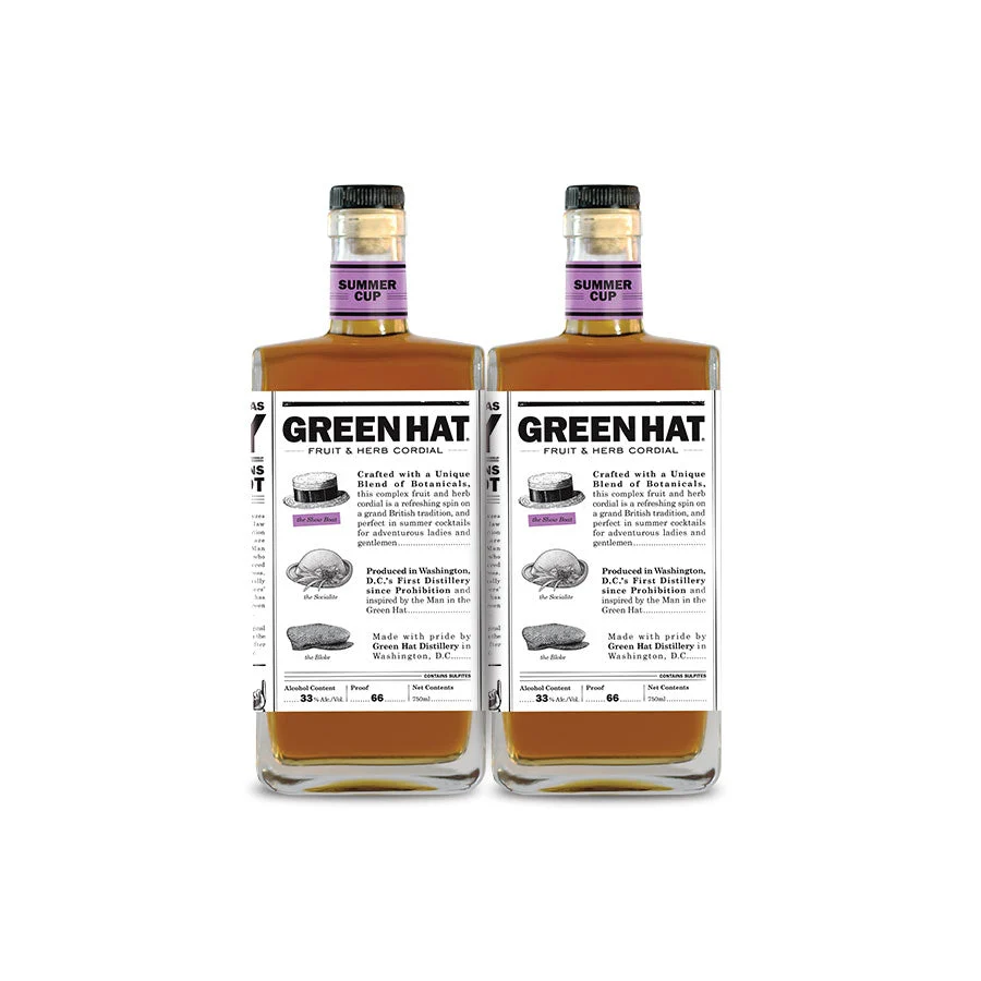Green Hat | Summer Cup Liqueur (2) Bottle Bundle