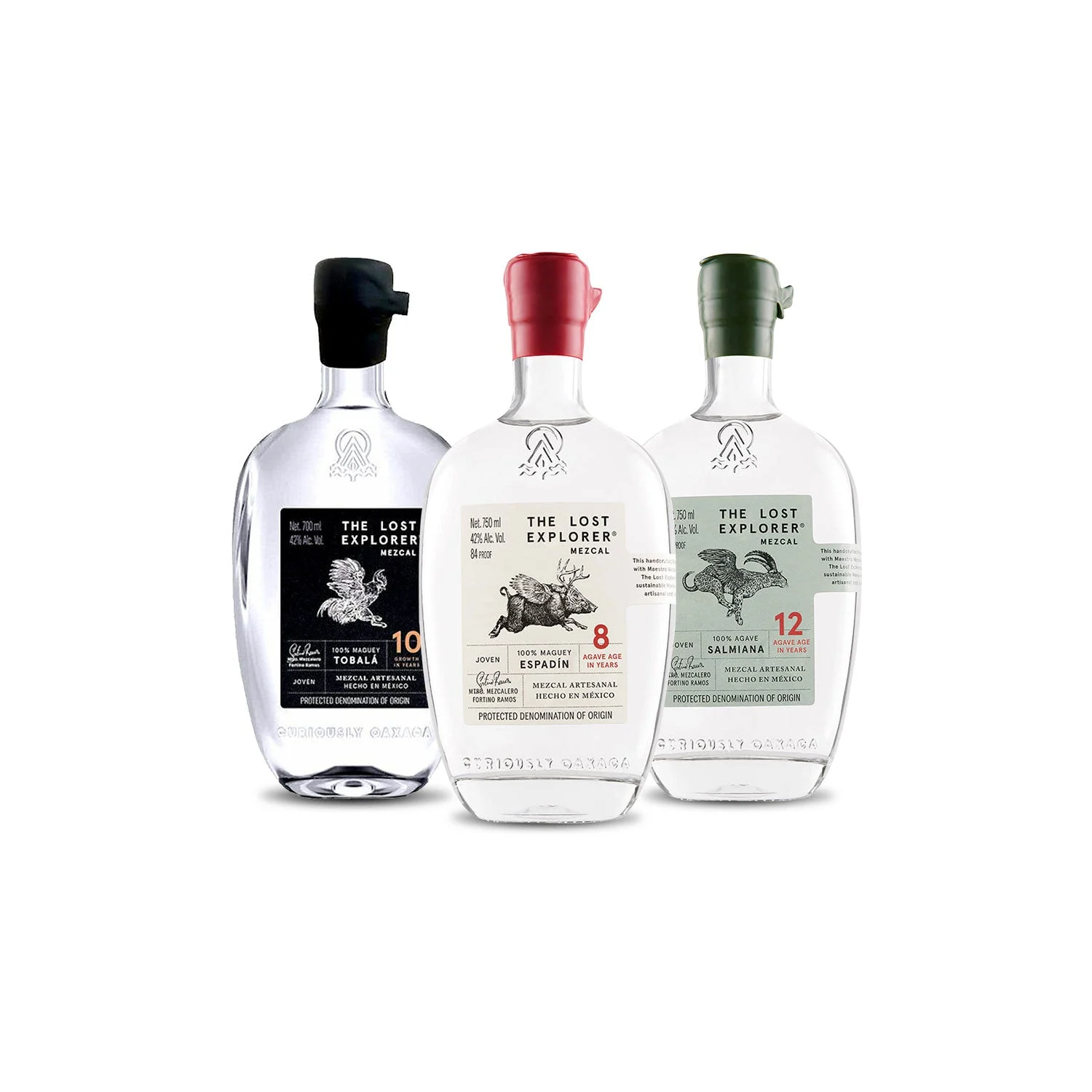 The Lost Explorer Mezcal (3) Bottle Bundle