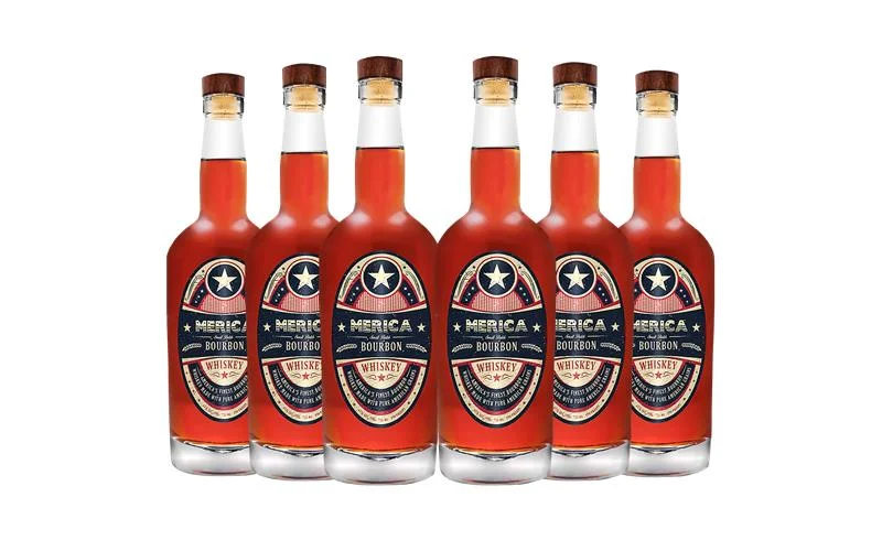 Merica Small Batch Bourbon Whiskey (6) Bottle Bundle