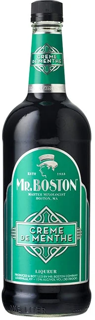 Mr Boston Creme De Menthe Green Liqueur | 1L