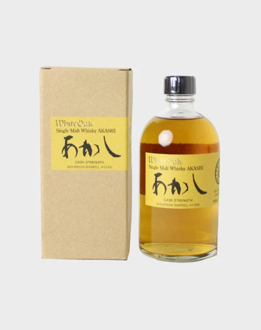Akashi White Oak Cask Strength Bourbon Barrel Whisky | 500ML - Whiskey
