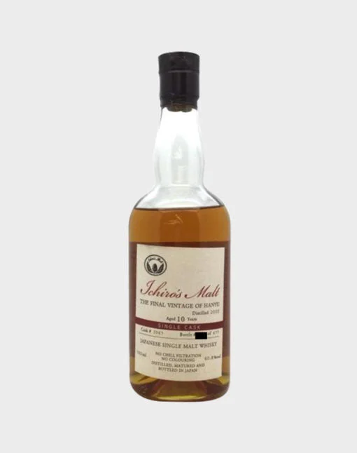 Hanyu Ichiro’s Malt – The Final Vintage of Hanyu 10 Year Old Whisky - Whiskey