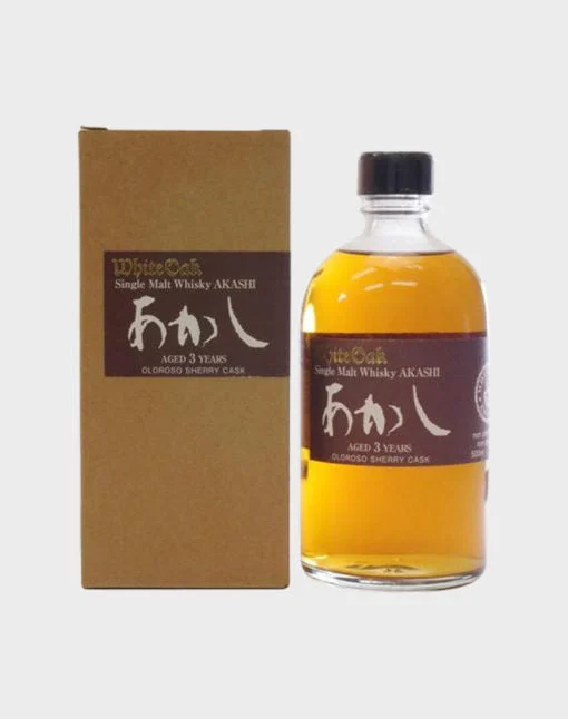 Akashi White Oak 3 Year Old Oloroso Sherry Cask Whisky | 500ML - Whiskey