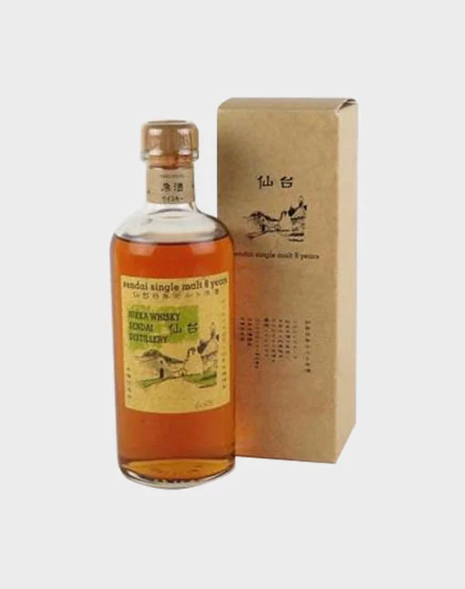 Nikka Sendai 8 años con caja de whisky | 500ML