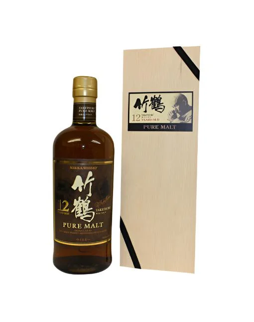 Whisky Nikka Taketsuru Pure Malt 12 años (caja de madera)