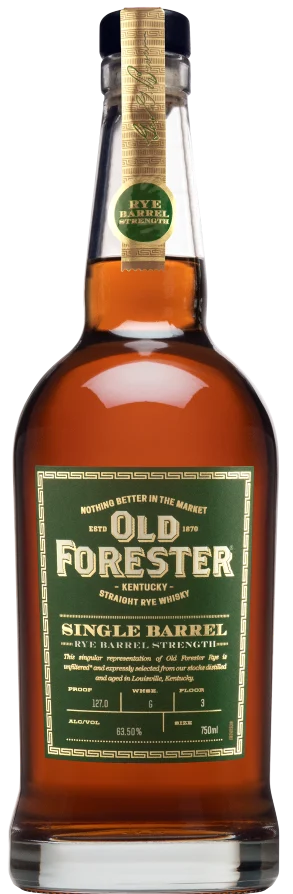 Old Forester Single Barrel Rye Barrel Strength Whiskey