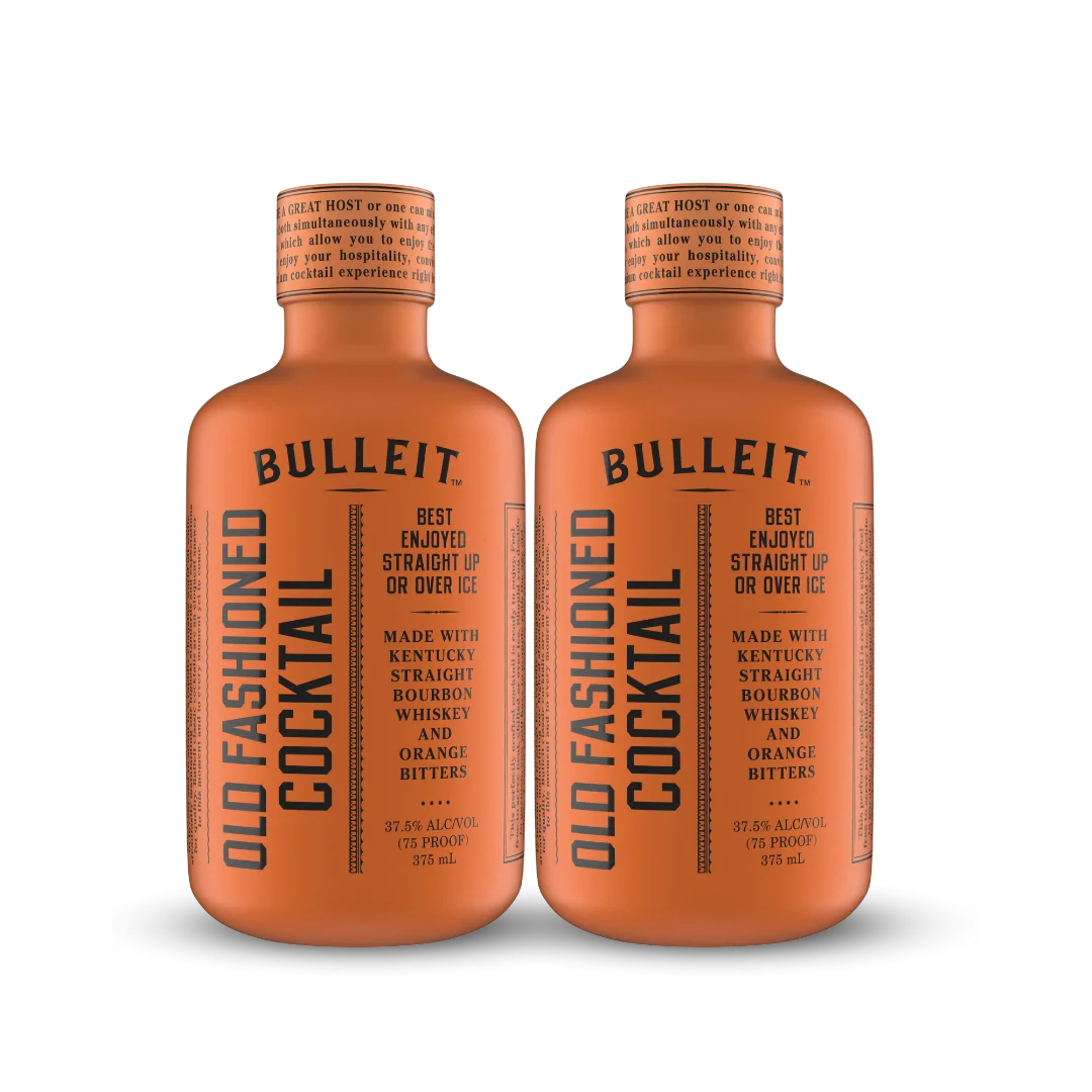 Cócteles elaborados por Bulleit | Cóctel a la antigua usanza | (2) Paquete de botellas - Ready To Drink
