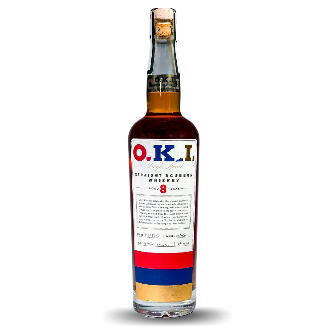 New Riff Distilling | OKI Single Barrel 'Aged 8 Years' Straight Bourbon Whiskey