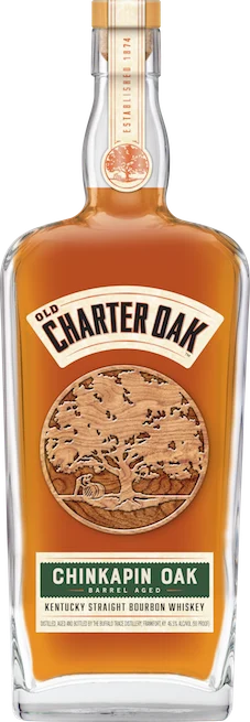 Old Charter Oak Chinkapin Oak Barrel Whisky Bourbon puro de Kentucky añejo