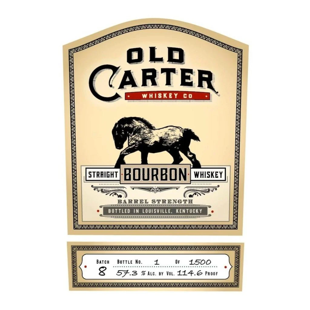 Old Carter Barrel Strength Lote 8 Whisky americano puro