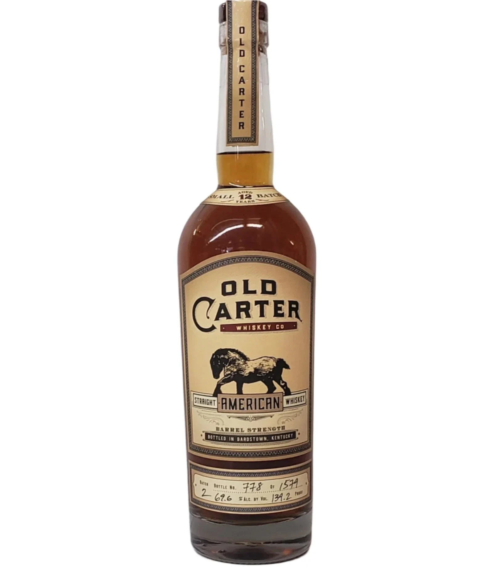 Old Carter 12 Year Batch 2 Straight American Whiskey