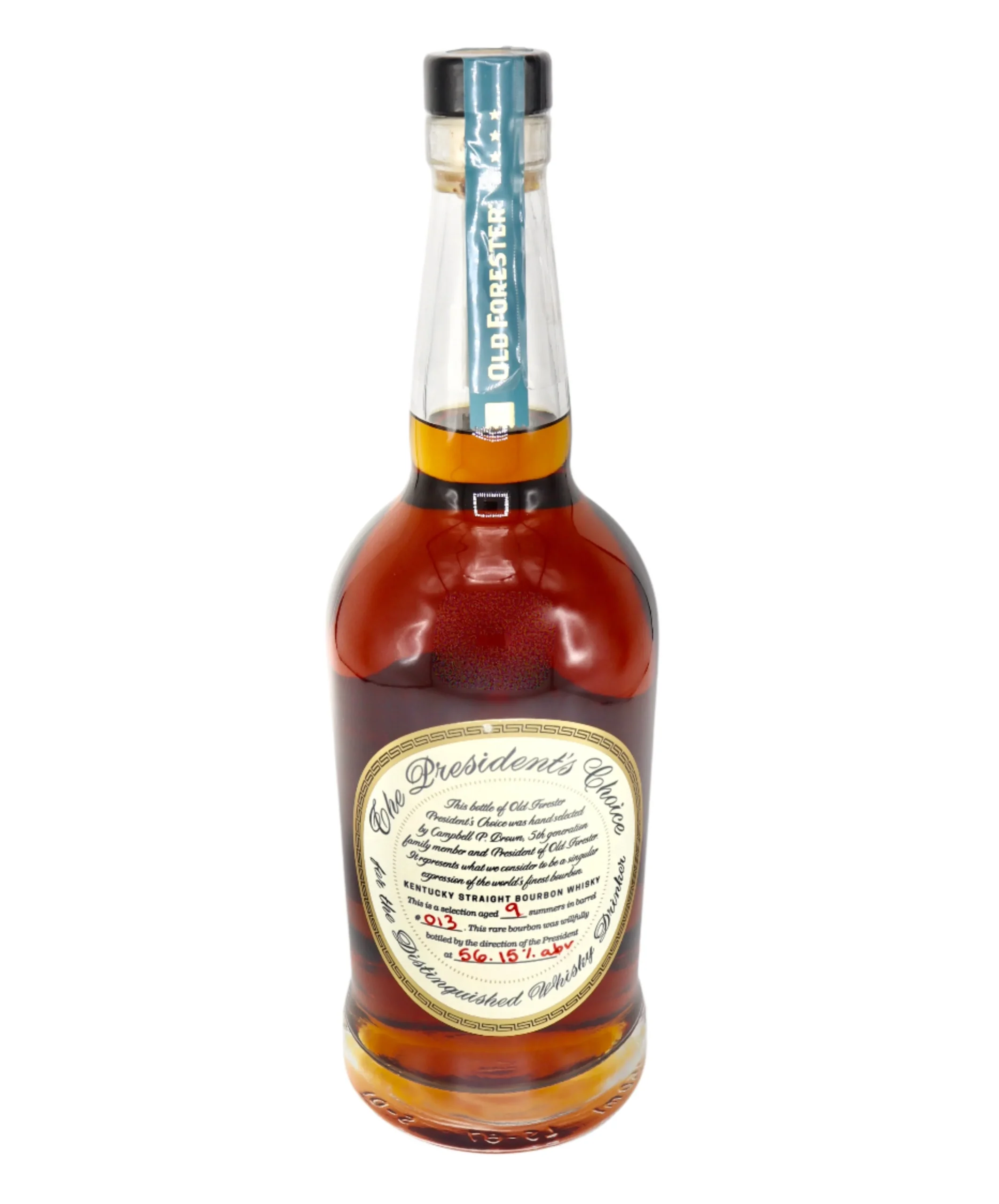 Old Forester President’s Choice Aged 9 Summers in Barrel #013 Kentucky Straight Bourbon Whiskey