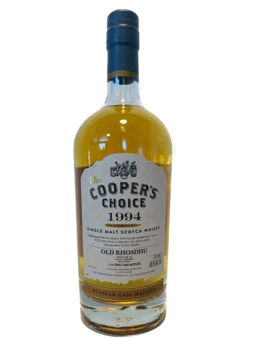 Old Rhosdhu 25 años 1994 (barrica 220) - Whisky The Cooper's Choice (The Vintage Malt Whiskey Co.) | 700ML