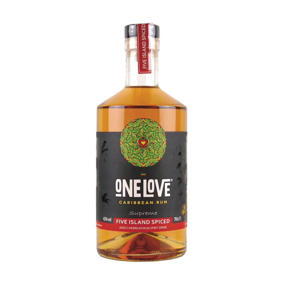 One Love Five Island Spiced Rum | 700ML