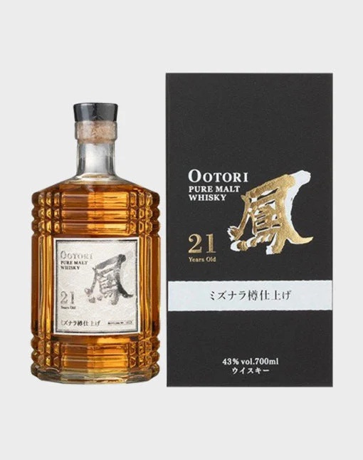 Ootori Pure Malt 21 Year Old Mizunara Finish | 700ML - Whiskey