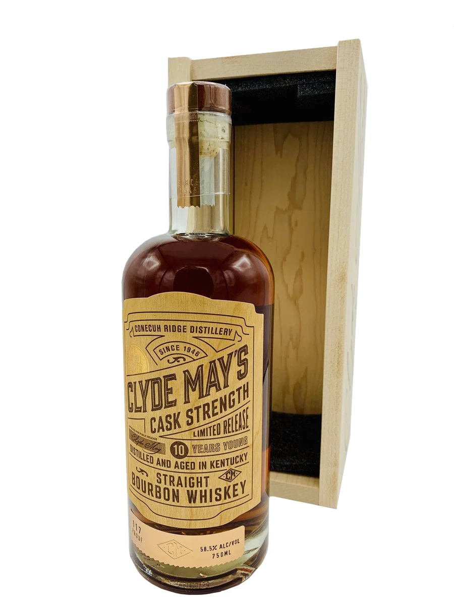 Clyde May's 10 Year Old Cask Strength Aged in Kentucky Whiskey Limited Release - Whisky