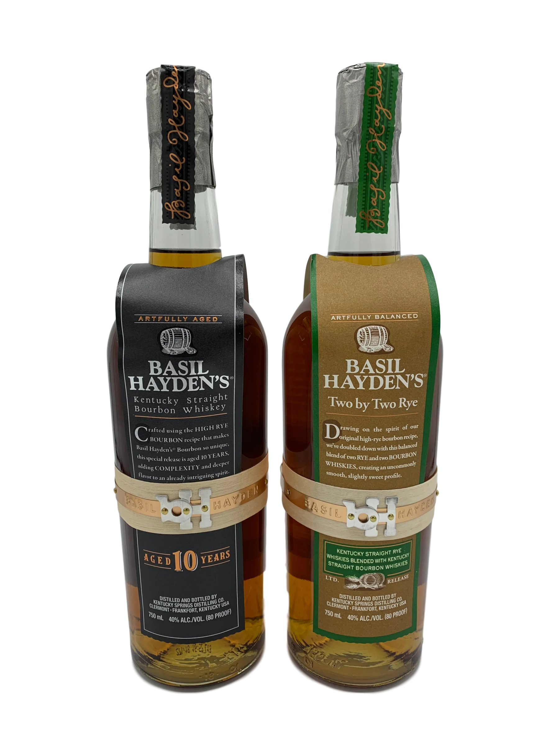 Basil Hayden's 10 Year & Basil Hayden's Two by Two Whiskey SET