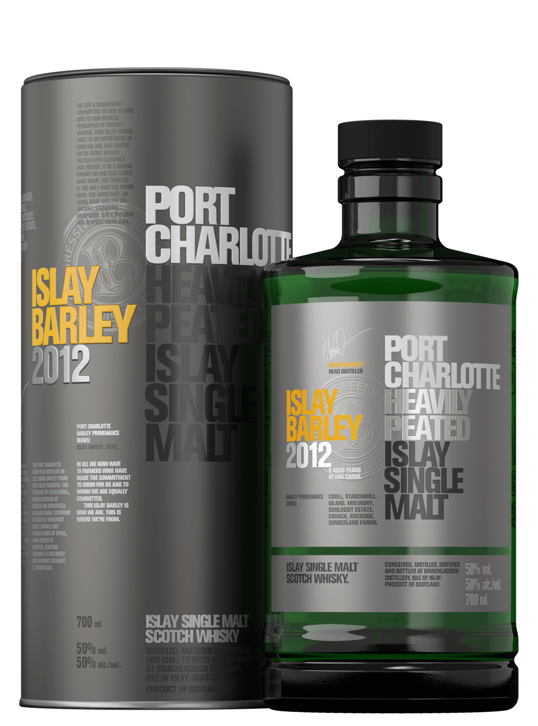 Port Charlotte Islay Barley 2012 Heavily Peated Single Malt Scotch Whisky - Whiskey