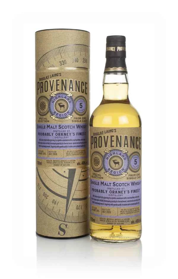 Probably Orkney's Finest Distillery 5 Year Old 2015 (cask 14112) - Provenance (Douglas Laing) Whiskey | 700ML