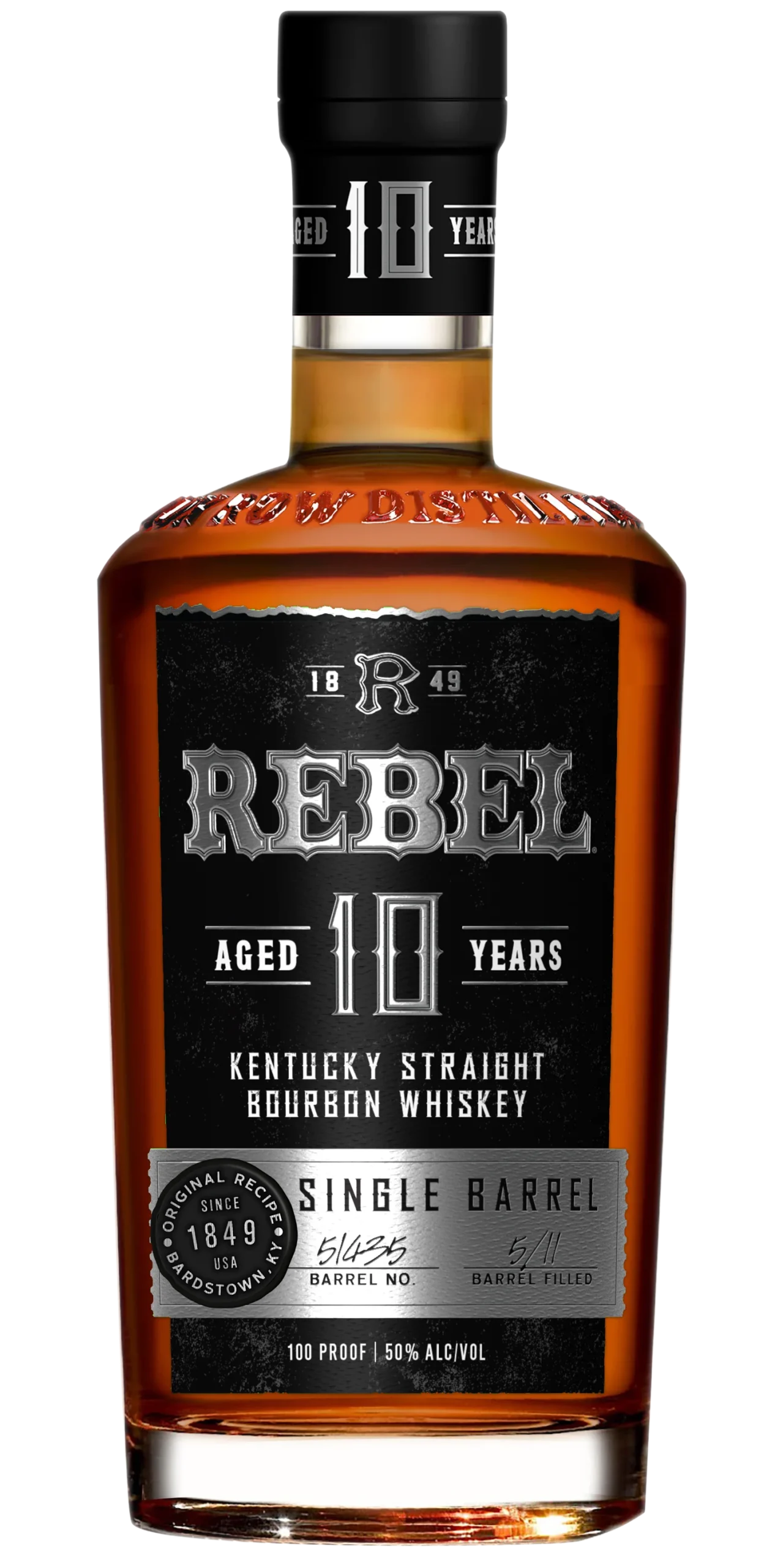 Rebel Yell 10 Year Old Single Barrel Kentucky Straight Bourbon Whiskey