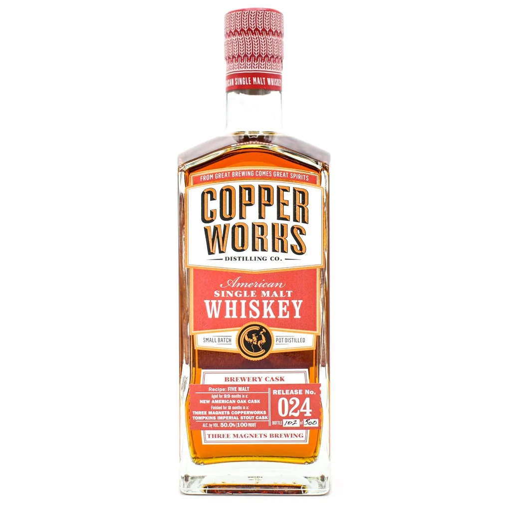 Copperworks Release 024 Three Magnets Collaboration American Single Malt Whiskey