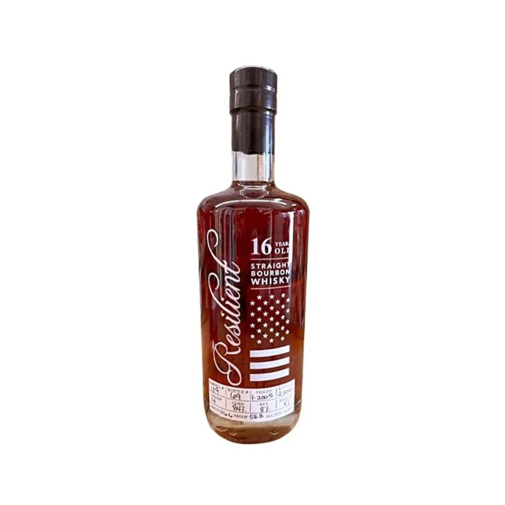 Resilient 16 Year Barrel #204 Cask Strength 92.4PF Whiskey