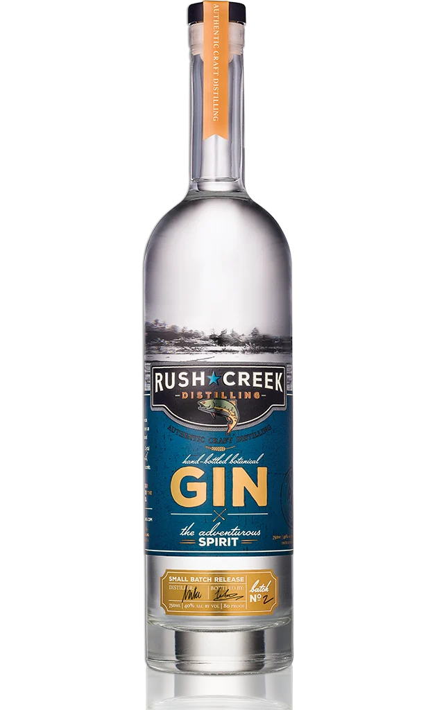 Ginebra destilada Rush Creek