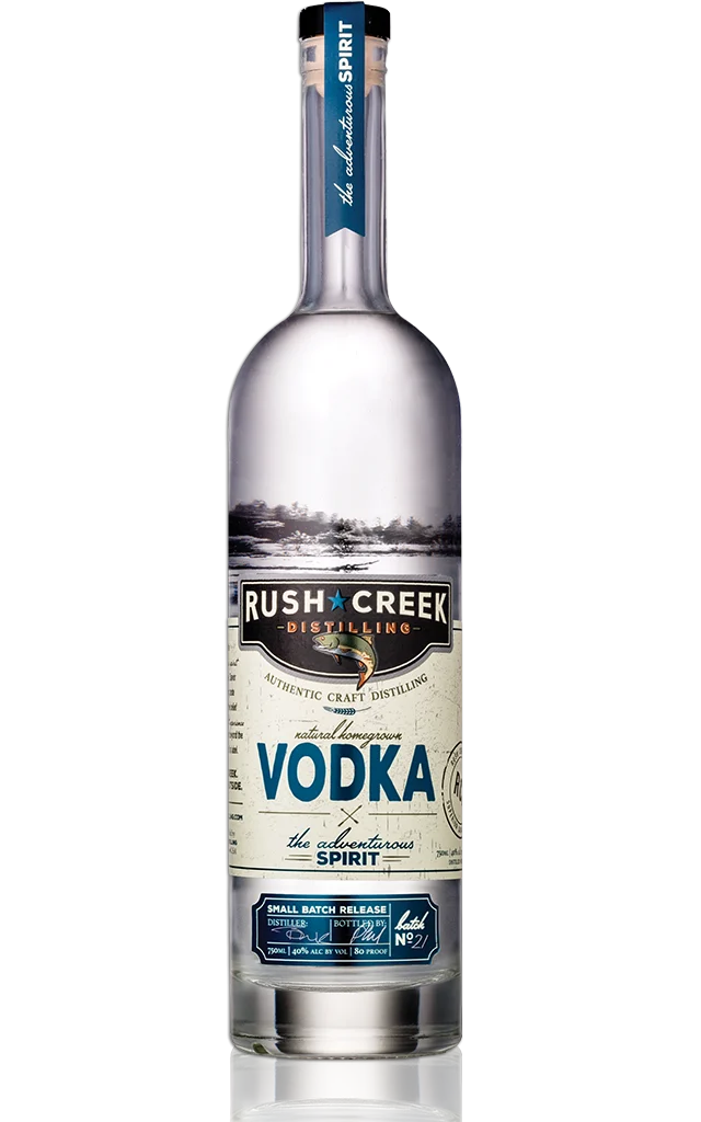 Vodka destilado Rush Creek