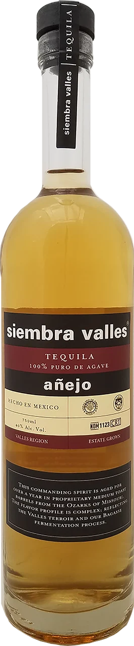 Tequila Siembra Valles Añejo