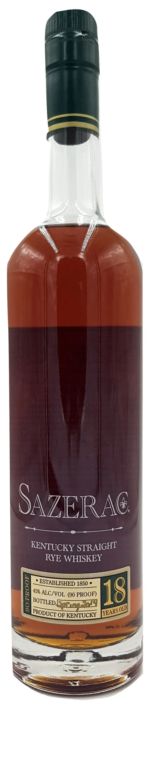 Sazerac 18 años 2014 Whisky de centeno puro Kentucky