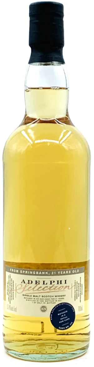 Springbank 1991 Whisky escocés de malta única Adelphi Cask Strength de 21 años | 700ML - Whiskey
